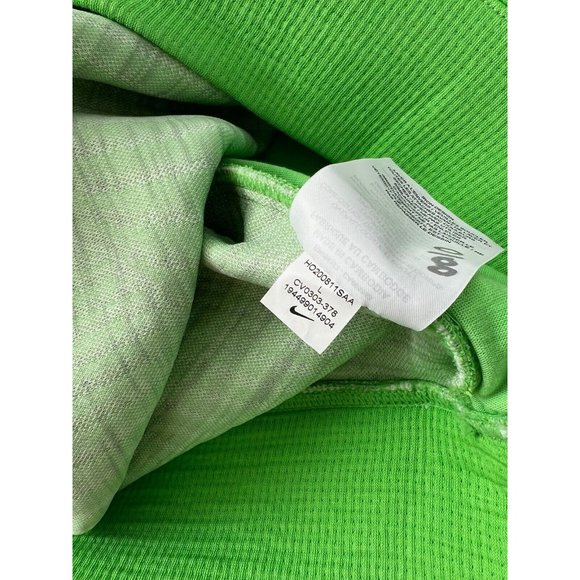 Nike CV0303 City Ready 1/4 Zip Jacket Tuck Away Hood Bright Green ( L ) - Picture 8 of 8